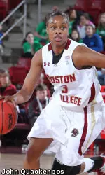 Sophomore Tessah Holt has started the last three games for the Eagles.