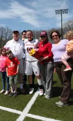 Catherine Conway with the Crowther Family