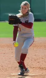 Senior Morgan Kidd registered a career-high 10 strikeouts