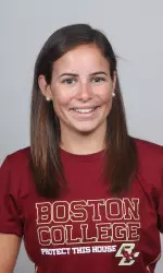 Senior Laura McKenna earned a spot on the ICSA Crew All-American team along with teammate Patrick Hession.