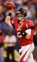 Falcons QB Matt Ryan threw for 219 yards and 2 TDs in Atlanta's 27-21 win over Denver on Monday night.