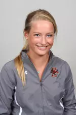 Stiekema tallied her first point as an Eagle.