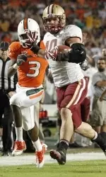 Kuechly set BC's record for career tackles with 532 stops from 2009-11