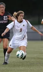 Stephanie McCaffrey scored two goals in the Eagles 3-3 tie against Miami on Sunday afternoon in Florida.