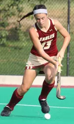 Eryn McCoy tallied her first two collegiate assists in the win.