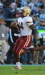 Senior RB Andre Williams carried 26 times for 172 yards and one touchdown -- a 56-yard rush in the first quarter -- at North Carolina.