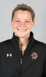 Sophomore Leah Settipane is always striving to get better with goalkeeper coach Carolyn Cahill.