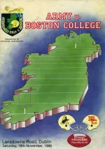 The official game program of the Nov. 19, 1988 Emerald Isle Classic between Boston College and Army.