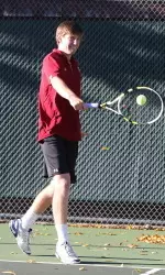 Sophomore Kyle Childree came out victorious in two singles matches over the weekend.