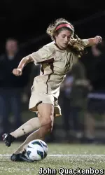 McKenzie Meehan is the top scorer in the ACC but also excels in the classroom as she was named to the CoSIDA All-Academic District Team this week.