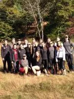 Ski Team at the Night Hike