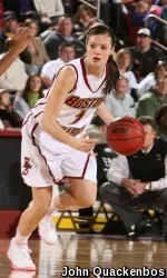 Former BC forward Ayla Brown returns to the Heights this weekend to sing the national anthem before the women's basketball team home opener on Sat. Nov. 9 vs. Stanford.