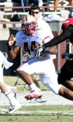 RB Andre Williams rushed 30 times for a school-record 295 yards and two fourth-quarter touchdowns in Saturday's 48-34 win over New Mexico State.