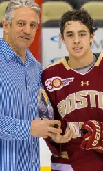 Johnny Gaudreau is currently 44th all-time in Boston College's career points annals