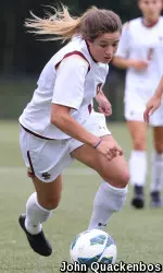 Stephanie McCaffrey earned NSCAA All-Southeast Region honors along with teammates Casey Morrison and McKenzie Meehan.