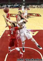Katie Zenevitch led BC in scoring vs. Wake Forest with a career-high 24 points on Sunday.
