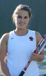Jessica Wacnik won on court No. 1 in singles and doubles.