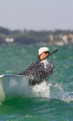 Erika Reineke competing in the Miami World Cup