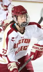 Skarupa's fifth game-winning goal of the season sent BC to the Hockey East semifinals.