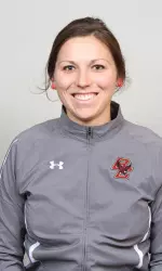 Huckins' mark of 50.13m in the discus broke her own previous school record of 49.29m.