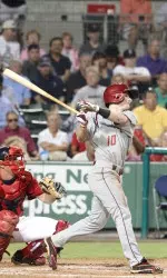 Hennessy tallied three RBIs in the 8-6 win.