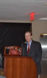 Diamond Club President Tom Casey at the 2013 Baseball Night