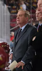 Longtime Boston College assistant hockey coach and former Eagle goaltender Jim Logue has announced his retirement from coaching after 20 years of service to his alma mater and 44 years in the profession