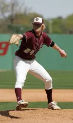 Meyer pitching during his junior year at BC.