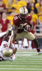 Freshman running back Myles Willis registered a game-high 211 all-purpose yards in BC's 48-34 loss to No. 8 Florida State.