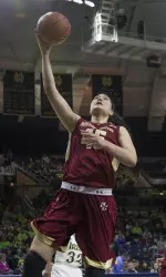 Senior Katie Zenevitch will lead the Eagles against No. 2 Duke on Sunday at 3 p.m.