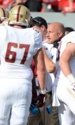 Addazio looks to guide the Eagles to bowl eligibility for the second time in two years.