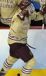 Steve Santini is a +27 in 39 games as an Eagle