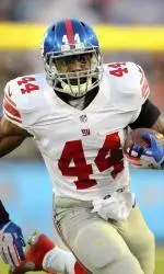 Williams scored a touchdown and put up 65 rushing yards in the Giants' win.