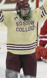 Sophomore Chris Calnan scored on Friday night against Boston University