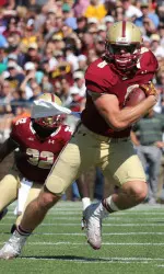 Bordner leads the Eagles in receiving yards in his first season as a receiver.