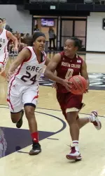 Freshman Ashley Kelsick had eight points in the Eagles, 82-72, win over St. Mary's on the road.