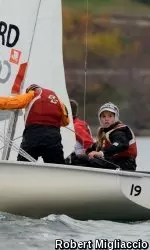 Erika Reineke and Elizabeth Barnard placed second in the A Division of hte ACC regatta.