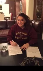Mariella Fasoula signed her National Letter Of Intent last week. She will join the Eagles for the 2015-16 season along with Stephanie Jones from Connecticut.
