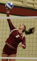 MB Kam McLain led the Eagles with a .417 hitting percentage