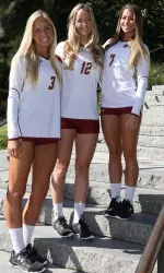 Seniors Courtney Castle, Kellie Barnum, Lauren Fields