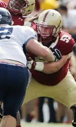 Three-year starter Andy Gallik is a member of the ACSMA All-ACC Team for the second time.