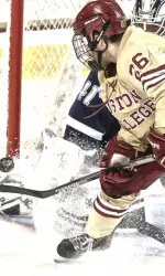 Sophomore Austin Cangelosi accounted for five points in the UNH series