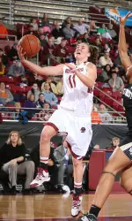 Nicole Boudreau had 15 points in the last game at Pittsburgh.