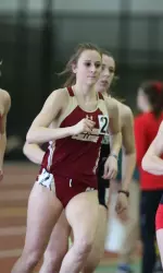 Claudia DiSomma took first in the 800 meters.