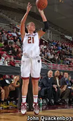 Kristen Doherty led Boston College with 15 points