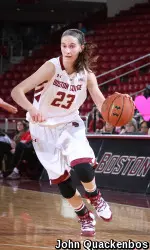 Freshman Kelly Hughes led BC with 23 points in the win on Thursday night vs. UVA.