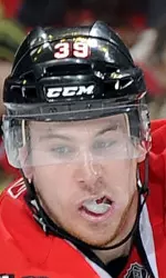 Hayes scored two goals against the Bruins on March 9.