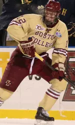 Senior Kevin Hayes is second in scoring, nationally, with 1.51 ppg. His linemate, Johnny Gaudreau is first with 1.86 ppg.