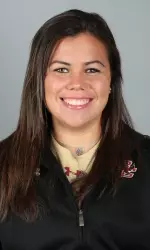 Freshman Tatiana Cortez had two homeruns and six RBIs in today's win over Bryant.