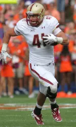 Jake Sinkovec, who caught 14 passes for 118 yards and three TDs in 2013, was honored as a selection to the NFF Hampshire Honor Society.